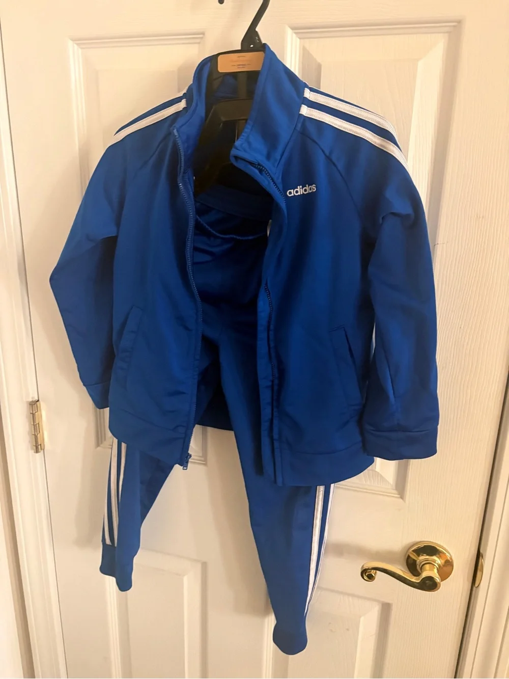 adidas Boys Blue Track Jacket and Pants